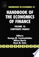 Handbook of the economics of finance /