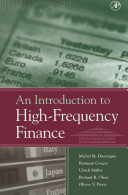 An introduction to high-frequency finance /