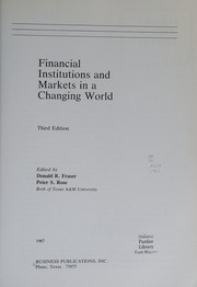 Financial institutions and markets in a changing world /