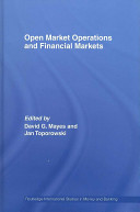Open market operations and financial markets /