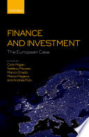 Finance and investment : the European case /