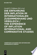 The Experience of inflation : international and comparative studies /