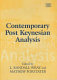 Contemporary post Keynesian analysis /