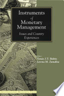 Instruments of monetary management : issues and country experiences /