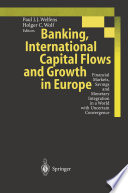 Banking, international capital flows and growth in Europe : financial markets, savings and monetary integration in a world with uncertain convergence /
