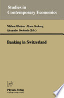 Banking in Switzerland /