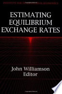 Estimating equilibrium exchange rates /