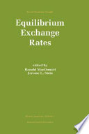 Equilibrium exchange rates /