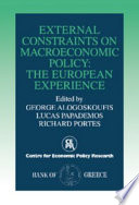 External constraints on macroeconomic policy : the European experience /