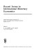 Recent issues in international monetary economics : third Paris-Dauphine Conference on Money and International Monetary Problems, March 28-30, 1974 [proceedings] /