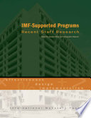 IMF-supported programs : recent staff research /