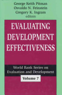 Evaluating development effectiveness /