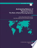 Anticipating balance of payments crises : the role of early warning systems /