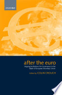 After the euro : shaping institutions for governance in the wake of European monetary union /