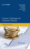 Current challenges for corporate finance : a strategic perspective /