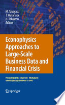 New approaches to the analysis of large-scale business and economic data /