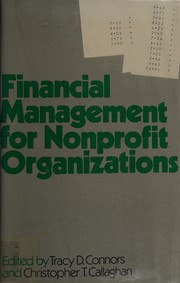 Financial management for nonprofit organizations /