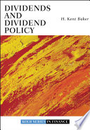 Dividends and dividend policy /