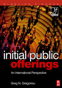 Initial public offerings : an international perspective /