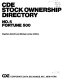 CDE stock ownership directory.