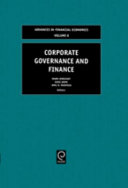 Corporate governance and finance /