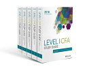 Wiley study guide for 2018 level I CFA exam.