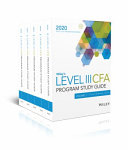 Wiley's CFA® program exam review : study guide for 2020.