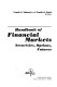 Handbook of financial markets, securities, options, futures /