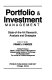 Portfolio & investment management : state-of-the-art research, analysis, and strategies /