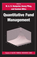 Quantitative fund management /