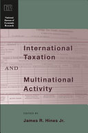 International taxation and multinational activity /