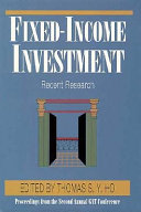 Fixed-income investment : recent research /