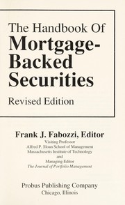 The handbook of mortgage-backed securities /