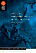 The role of foreign direct investment in East Asian economic development /