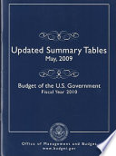 Updated summary tables, May 2009 : budget of the United States government, fiscal year 2010.