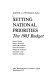 Setting national priorities : the 1983 budget /
