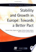 Stability and growth in Europe : towards a better pact /