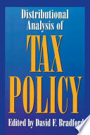 Distributional analysis of tax policy /