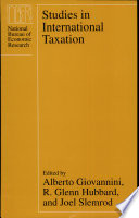 Studies in international taxation /