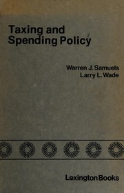 Taxing and spending policy /