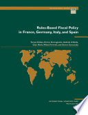 Rules-based fiscal policy in France, Germany, Italy, and Spain /