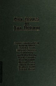 Key issues in tax reform /