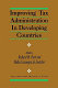 Improving tax administration in developing countries /
