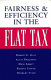 Fairness and efficiency in the flat tax /