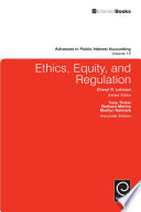 Ethics, equity, and regulation /