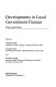 Developments in local government finance : theory and policy /