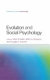 Evolution and social psychology /