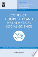 Conflict, complexity and mathematical social science /