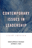 Contemporary issues in leadership /