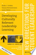 Developing culturally relevant leadership learning /